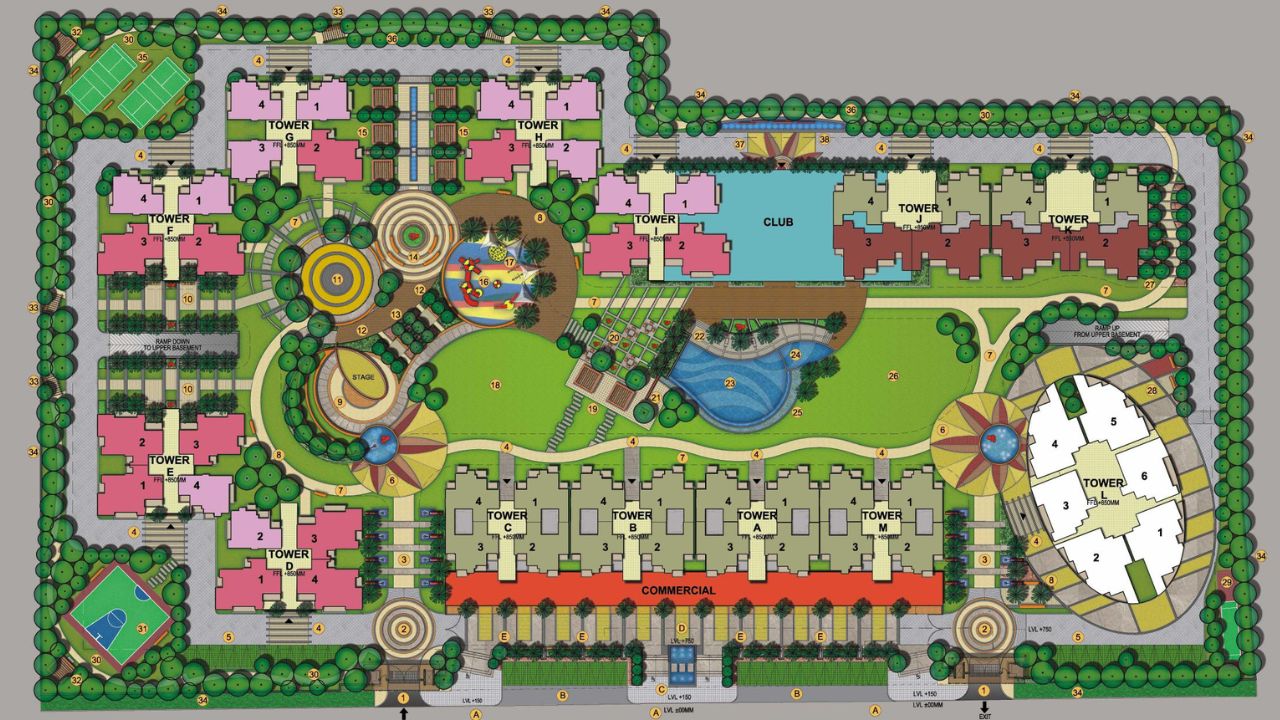 Samridhi Grand Avenue Site Plan